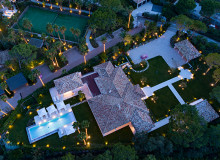 villa for rent las brisas pampelonne beach bird view
