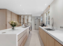 villa for let las brisas pampelonne beach kitchen