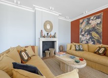 villa for let grandeur st tropez center living area