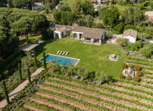 villa for rent jade les parcs st tropez bird view