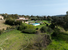 holiday rental la pinette st tropez bird view