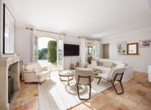 villa for rent la pinette st tropez living area