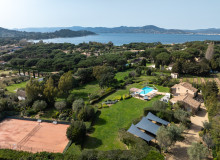 villa for rent la pinette st tropez bird view