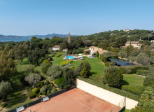 villa for rent la pinette st tropez tennis court