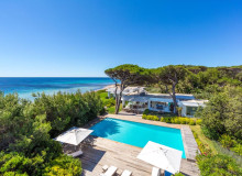 villa for rent salt and sea les salins st tropez birdview