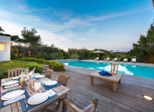 villa for rent salt and sea les salins st tropez terrace pool