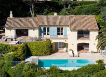 villa for rent sorgente escalet ramatuelle bird view