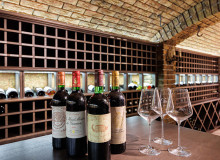 villa for rent la belle pampelonne ramatuelle wine cellar tasting area