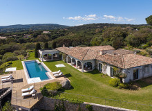 villa for rent la belle pampelonne ramatuelle bird view
