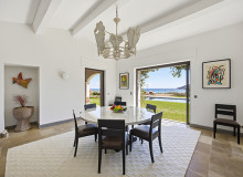 villa for rent la belle pampelonne ramatuelle dining area
