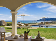 villa for rent la belle pampelonne ramatuelle covered terrace sea view