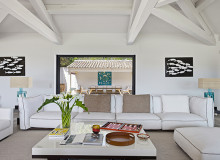 villa for rent la belle pampelonne ramatuelle living area