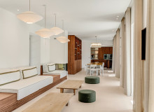vacation villa wave st tropez centre living area