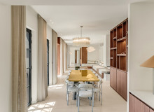 villa for rent wave st tropez centre dining area