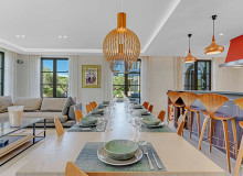 villa for let eudora st tropez dining area