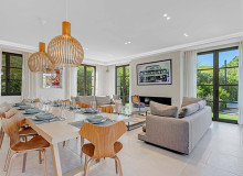 villa for rent eudora st tropez dining area